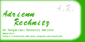 adrienn rechnitz business card